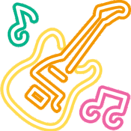 Emoji neon_guitar