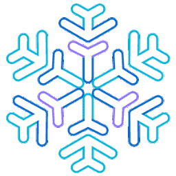 Emoji neon_snow_crystal2