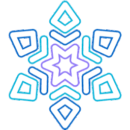 Emoji neon_snowcrystal1