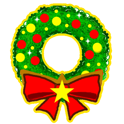 Emoji noelwreath