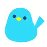 Emoji tori_sora_mochi_mae
