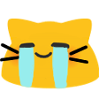Emoji blobcatMeltTears