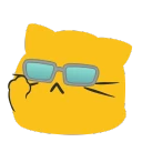 Emoji ablobcat_adjust_glasses