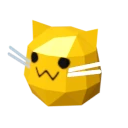 Emoji ablobcatlowpoly_spin