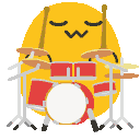 Emoji blob_drums