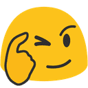 Emoji blob_think_smart