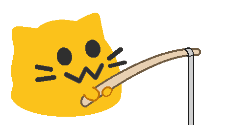 Emoji blobcat_fishing