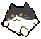 Emoji blobcat_hachiware_dotadota_walk