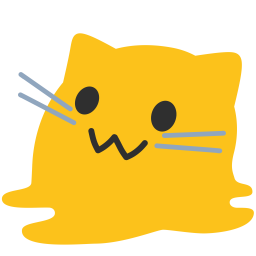 Emoji blobcat_melting