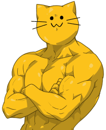 Emoji blobcat_mukimuki