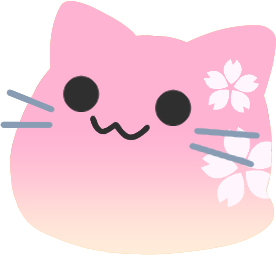 Emoji blobcat_sakura
