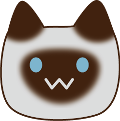 Emoji blobcat_siamese