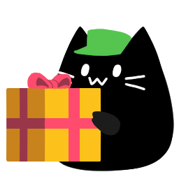 Emoji blobcat_transport_gift