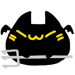 Emoji blobcatblack_devil