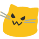 Emoji blobcatevil