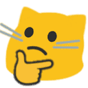 Emoji blobcatthinking