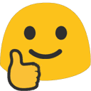Emoji blobthumbsup