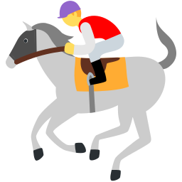 Emoji grayhorse_racing