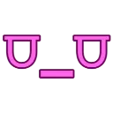 Emoji jitome_face_pink