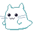Emoji meow_ghost_floating