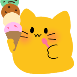 Emoji meow_icecream