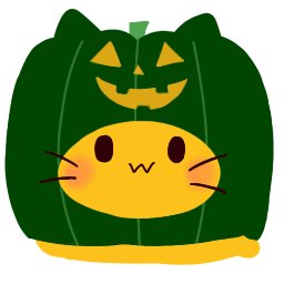 Emoji meow_pumpkin_green
