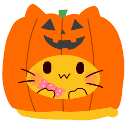Emoji meow_pumpkin_orange