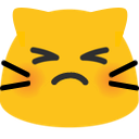 Emoji meow_unamused3