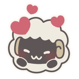 Emoji sheep_love