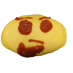 Emoji thinking_omurice