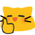 Emoji blobcatmeltthumbsup
