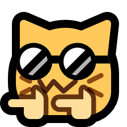 Emoji neocat_shadefingers