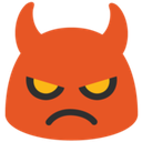 Emoji blobdevil