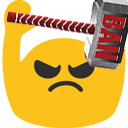 Emoji blobhammer