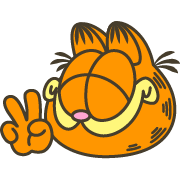 Emoji garfield_peace