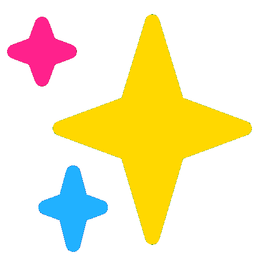 Emoji sparkles_pan