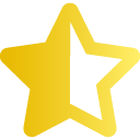 Emoji star_half