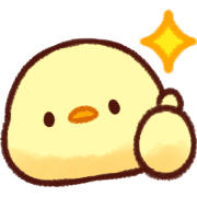 Emoji chick_thumbs_up