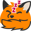 Emoji blobfoxsleep