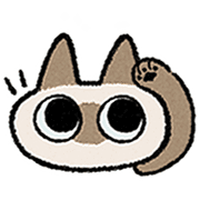 Emoji kawaii_siamesesticker_10