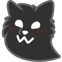 Emoji blobfoxdarkghostfloof