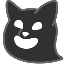 Emoji blobfoxdarkghostspooky