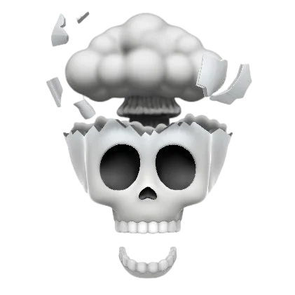 Emoji mind_blown_skull