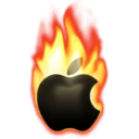 Emoji appleFire