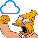 Emoji oldManYellsAtCloud