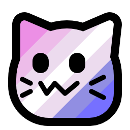 Emoji neocat_flag_bigender