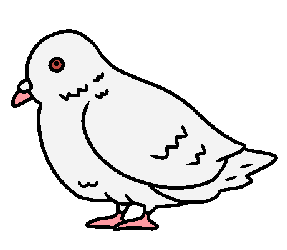Emoji hato_white