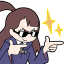 Emoji akko_fingerguns