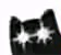 Emoji blackcat_laser