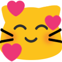 Emoji blobcatlove